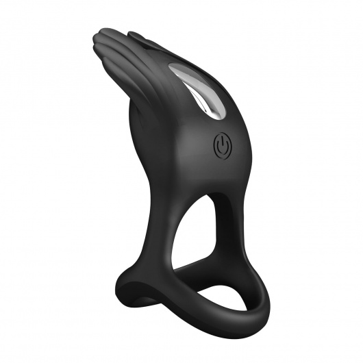 Черное перезаряжаемое виброкольцо на пенис Silas - Baile - в Нижнем Новгороде купить с доставкой