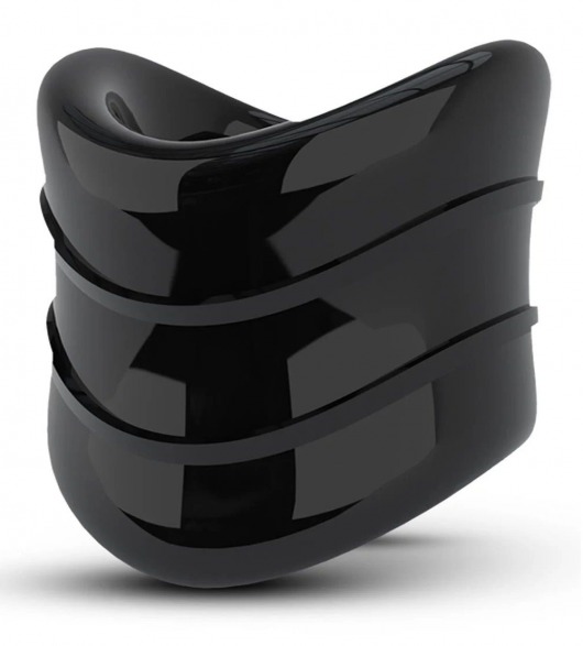 Черное эрекционное кольцо на мошонку Beef Ball Stretcher Snug X Long - Blush Novelties - в Нижнем Новгороде купить с доставкой