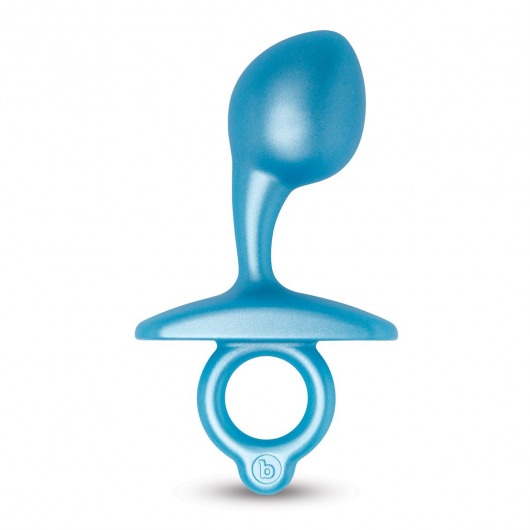 Голубая анальная пробка для массажа простаты Bulb Silicone Prostate Plug - 10,7 см. - b-Vibe - в Нижнем Новгороде купить с доставкой