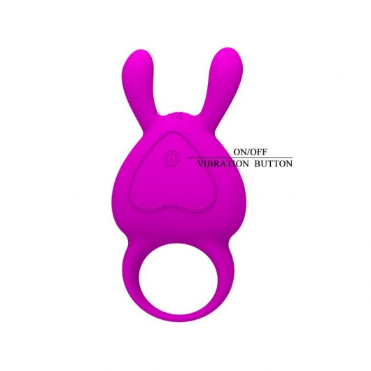 Фиолетовое перезаряжаемое эрекционное кольцо с вибрацией - Baile - в Нижнем Новгороде купить с доставкой