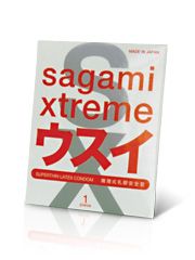 Ультратонкий презерватив Sagami Xtreme SUPERTHIN - 1 шт. - Sagami - купить с доставкой в Нижнем Новгороде