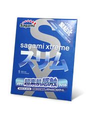 Презерватив Sagami Xtreme FEEL FIT 3D - 1 шт. - Sagami - купить с доставкой в Нижнем Новгороде