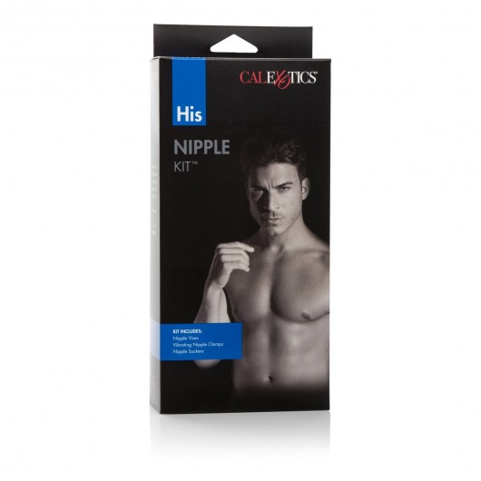 Эротический набор  для мужчин His Nipple Kit - California Exotic Novelties - купить с доставкой в Нижнем Новгороде