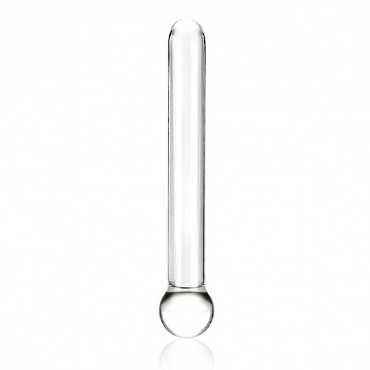 Стеклянный жезл с шаром - 16,5 см. - Glas