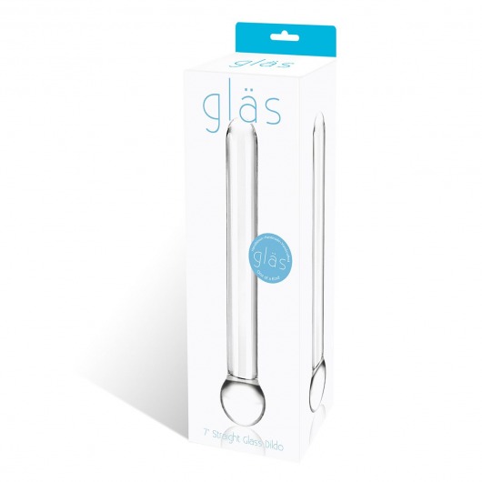 Стеклянный жезл с шаром - 16,5 см. - Glas