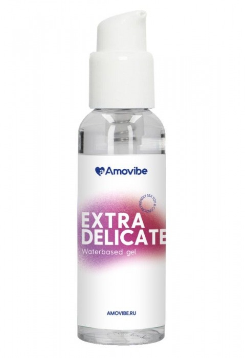 Гель на водной основе Amovibe Extra Delicate - 100 мл. - Amovibe - купить с доставкой в Нижнем Новгороде