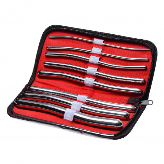 Набор из 8 уретральных расширителей Hegar 8 Urethral Sounds - XR Brands - купить с доставкой в Нижнем Новгороде