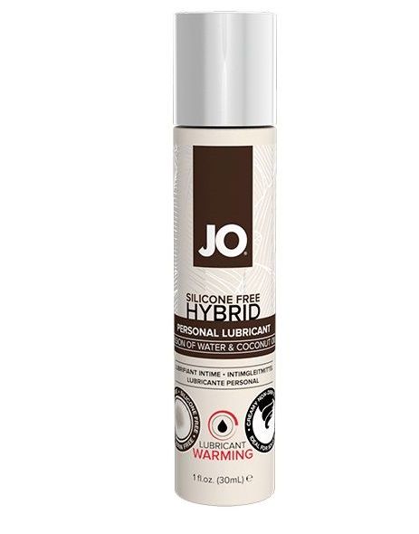 Водно-масляный лубрикант с разогревающим эффектом JO Silicone Free Hybrid Lubricant WARMING  - 30 мл. - System JO - купить с доставкой в Нижнем Новгороде