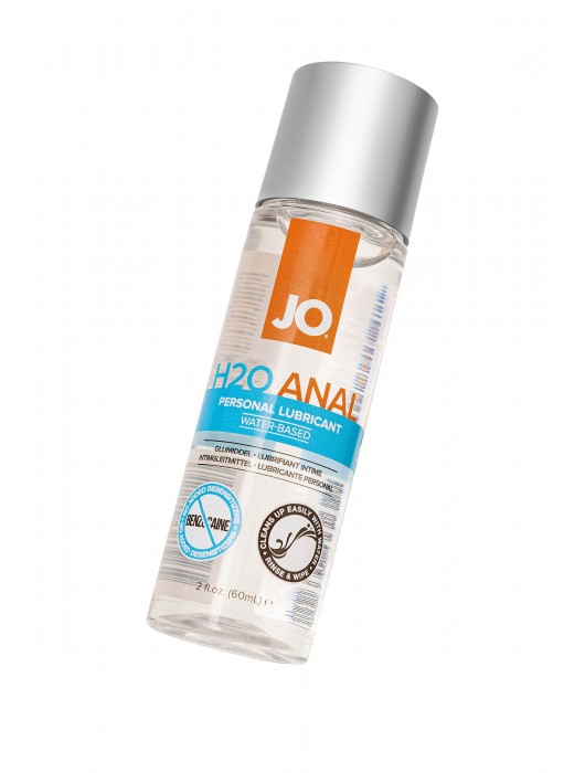 Анальный лубрикант на водной основе JO Anal H2O - 60 мл. - System JO - купить с доставкой в Нижнем Новгороде