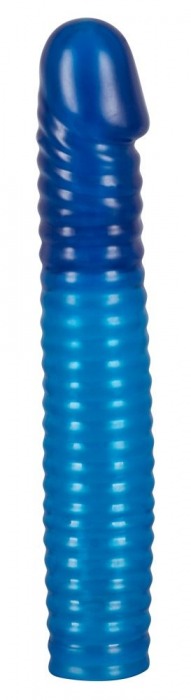 Синяя вибронасадка на пенис Vibrating Sleeve с пультом управления - 22,5 см. - Orion - в Нижнем Новгороде купить с доставкой