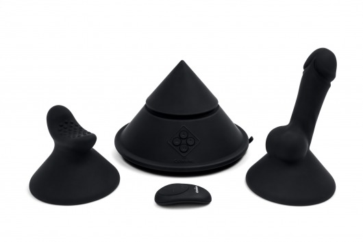Конусный вибромассажер Cowgirl Cone с 2 насадками - CowGirl - купить с доставкой в Нижнем Новгороде
