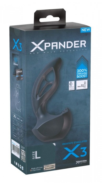 Стимулятор простаты JoyDivision Xpander X3 Size L - Joy Division - в Нижнем Новгороде купить с доставкой