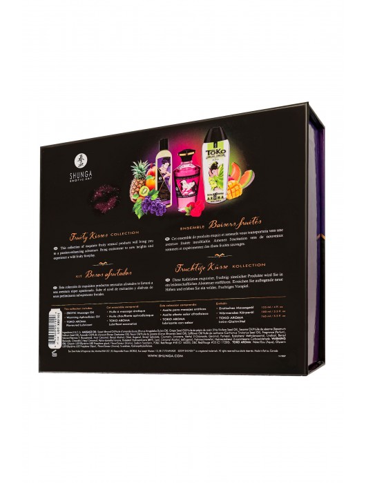 Подарочный набор Fruity Kisses из 3 предметов - Shunga - купить с доставкой в Нижнем Новгороде