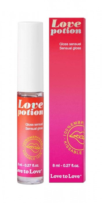 Возбуждающий блеск для губ Love Potion - 8 мл. - Love to Love - купить с доставкой в Нижнем Новгороде