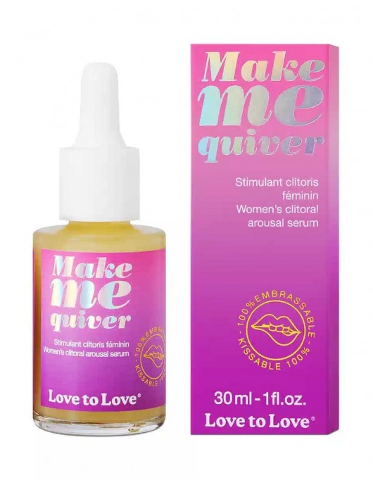 Возбуждающие капли для клитора Make Me Quiver - 30 мл. - Love to Love - купить с доставкой в Нижнем Новгороде