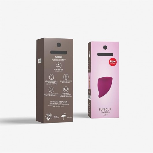 Менструальная чаша Fun Cup Size B - Fun Factory - купить с доставкой в Нижнем Новгороде