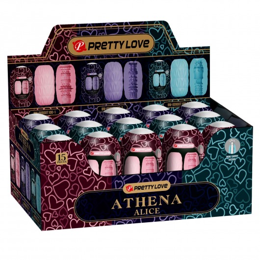 Набор из 15 мастурбаторов Athena Alice - Baile - в Нижнем Новгороде купить с доставкой