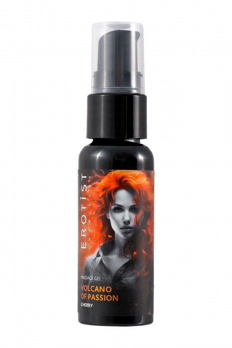 Гель с эффектом вибрации Volcano Of Passion со вкусом вишни - 25 мл. - Erotist Lubricants - купить с доставкой в Нижнем Новгороде