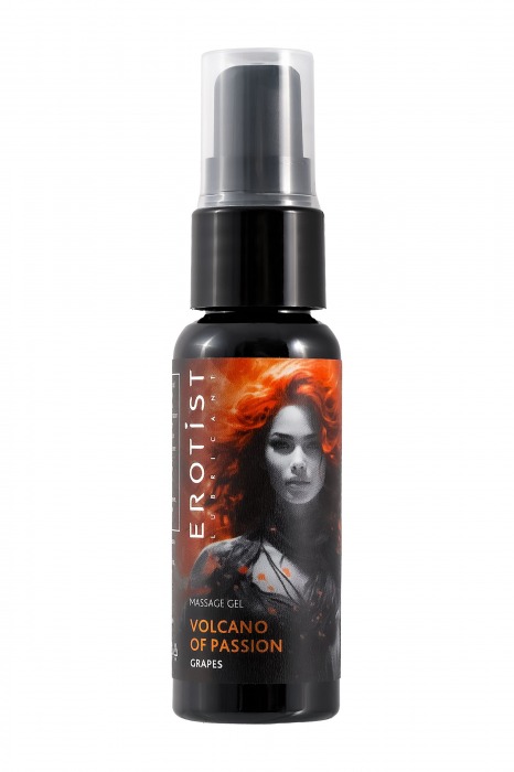 Гель с эффектом вибрации Volcano Of Passion со вкусом винограда - 25 мл. - Erotist Lubricants - купить с доставкой в Нижнем Новгороде