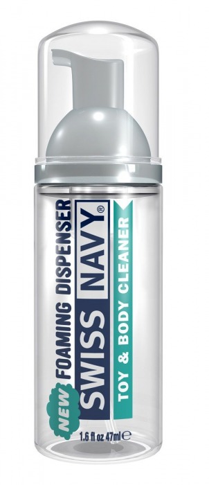 Очищающая пенка для игрушек и тела Toy   Body Cleaner Foamer - 47 мл. - Swiss navy - купить с доставкой в Нижнем Новгороде