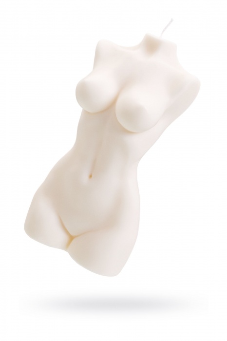 Белая интерьерная свеча в форме женского торса - 850 гр. - Pecado - купить с доставкой в Нижнем Новгороде