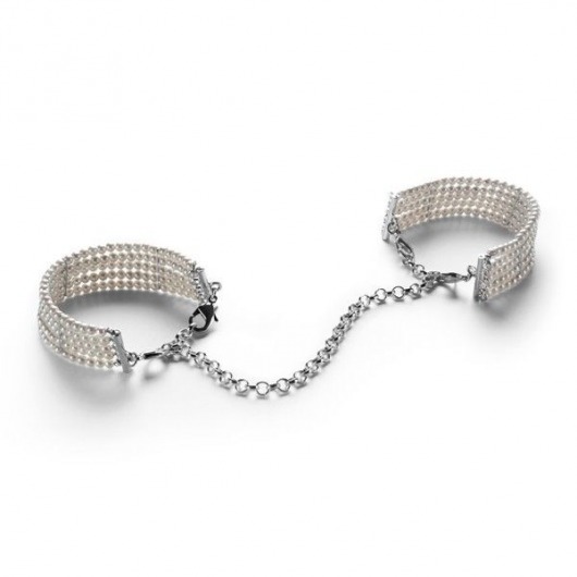 Дизайнерские наручники Plaisir Nacre Bijoux - Bijoux Indiscrets - купить с доставкой в Нижнем Новгороде