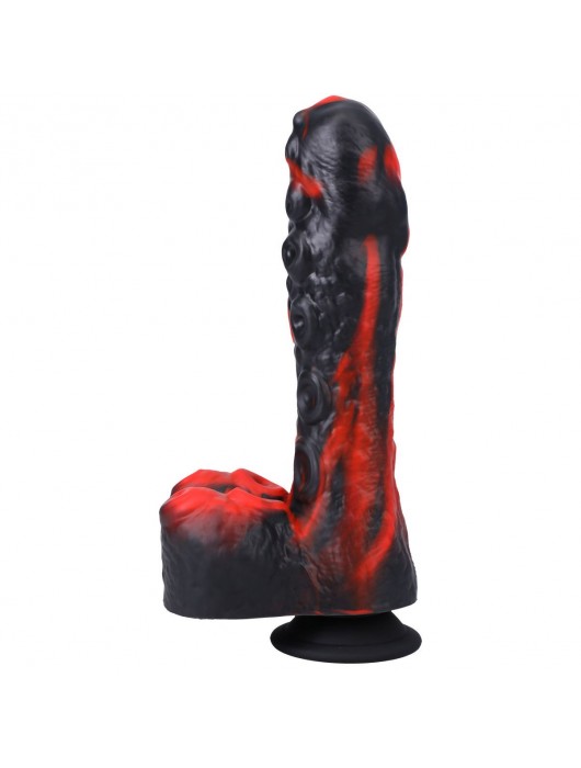 Черно-красная мини-машина на присоске Tendril Thruster - 21,6 см. - Doc Johnson - купить с доставкой в Нижнем Новгороде