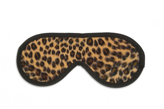 Закрытая маска леопардовой расцветки - Пикантные штучки - купить с доставкой в Нижнем Новгороде