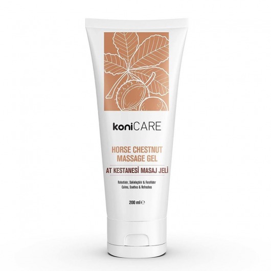 Расслабляющий массажный гель Konicare Horse Chestnut Massage Gel - 200 мл. - KoniCARE - купить с доставкой в Нижнем Новгороде