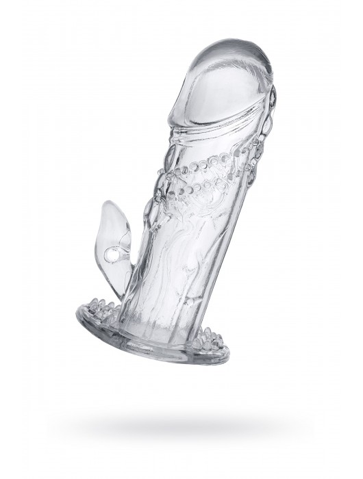 Прозрачная насадка на пенис Uco - 13 см. - A-toys - в Нижнем Новгороде купить с доставкой