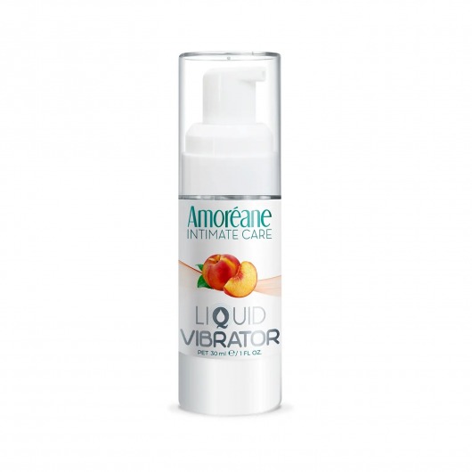Жидкий вибратор со вкусом персика Amoreane Peach - 30 мл. - Amoreane - купить с доставкой в Нижнем Новгороде