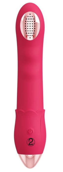 Малиновая насадка на душ с вибрацией Showers to orgasm - 20,1 см. - Orion - купить с доставкой в Нижнем Новгороде