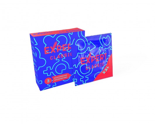 Презервативы увеличенного размера Expert Classic XXL - 3 шт. - Expert - купить с доставкой в Нижнем Новгороде