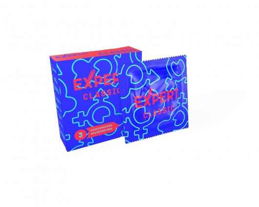Классические презервативы Expert Classic - 3 шт. - Expert - купить с доставкой в Нижнем Новгороде