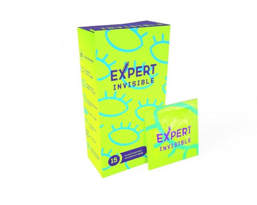 Ультратонкие презервативы Expert Invisible - 15 шт. - Expert - купить с доставкой в Нижнем Новгороде