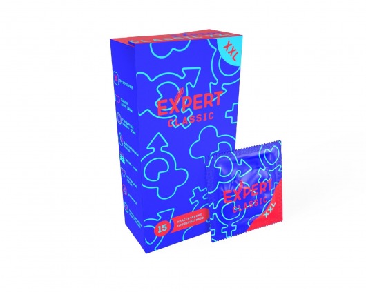 Презервативы увеличенного размера Expert Classic XXL - 15 шт. - Expert - купить с доставкой в Нижнем Новгороде
