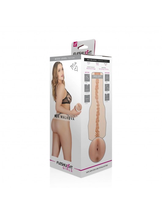 Телесный мастурбатор-анус Fleshlight Girls - Mia Malkova - Fleshlight - в Нижнем Новгороде купить с доставкой