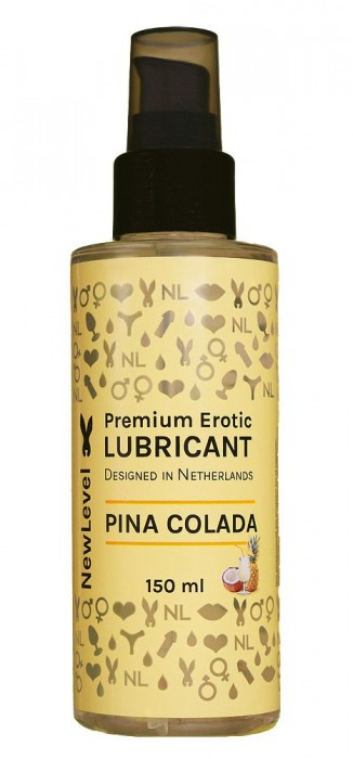 Ароматизированный лубрикант на водной основе NewLevel Pina Colada - 150 мл. - NewLevel - купить с доставкой в Нижнем Новгороде