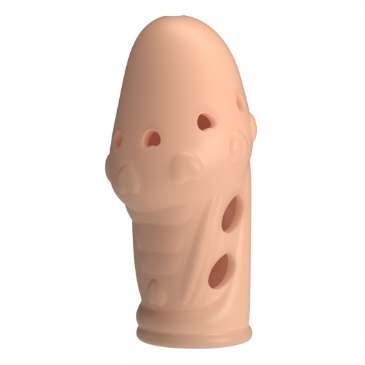 Телесная насадка на пенис Booker - 8 см. - Baile - в Нижнем Новгороде купить с доставкой