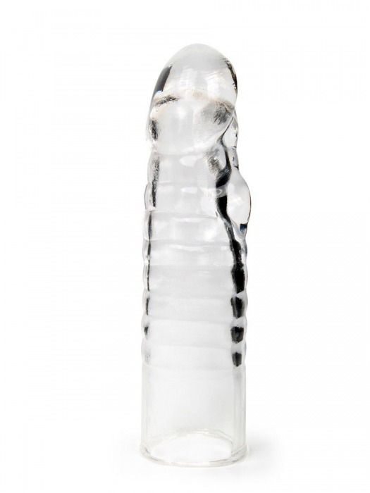 Прозрачная закрытая насадка на член - 15 см. - Sex Expert - в Нижнем Новгороде купить с доставкой