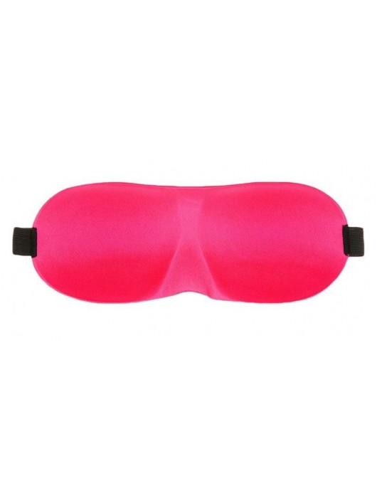 Розовая глухая маска на резинке - Sitabella - купить с доставкой в Нижнем Новгороде