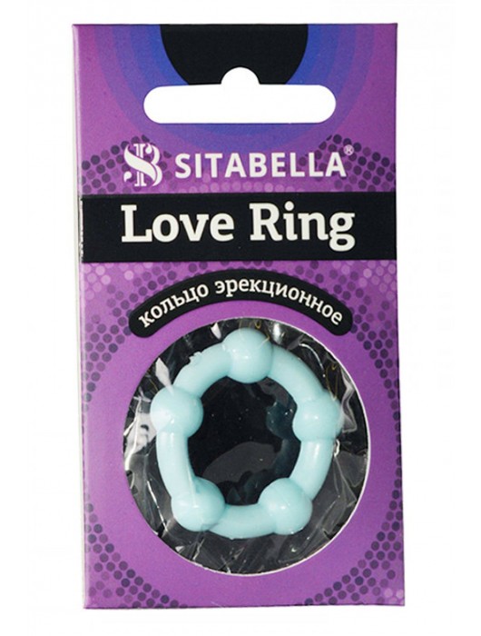 Цветное эрекционное кольцо Love Ring с бусинами - Sitabella - в Нижнем Новгороде купить с доставкой