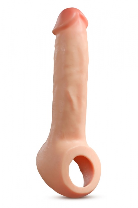 Телесная насадка-удлинитель Thrive 8.75 Inch Realistic Penis Extender Sleeve - 22,2 см. - Blush Novelties - в Нижнем Новгороде купить с доставкой
