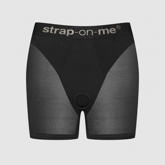 Трусики-шорты для фиксации насадок Strap-on-me Harness Lingerie Halo - size M - Strap-on-me - купить с доставкой в Нижнем Новгороде