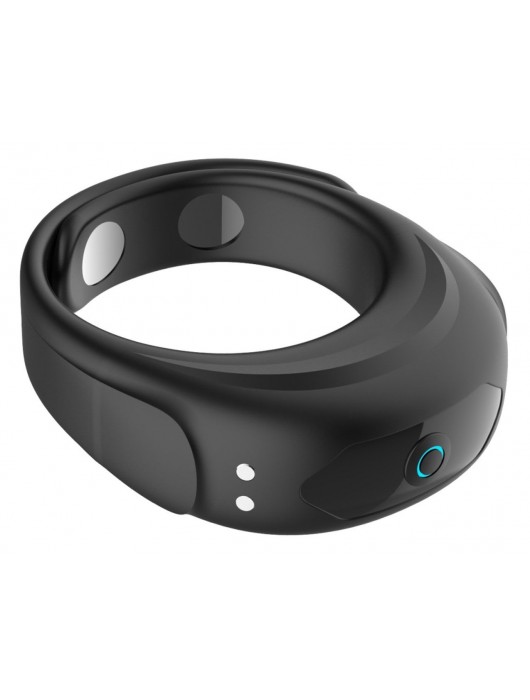 Черное эрекционное виброкольцо на ремешках - Boys of Toys - в Нижнем Новгороде купить с доставкой