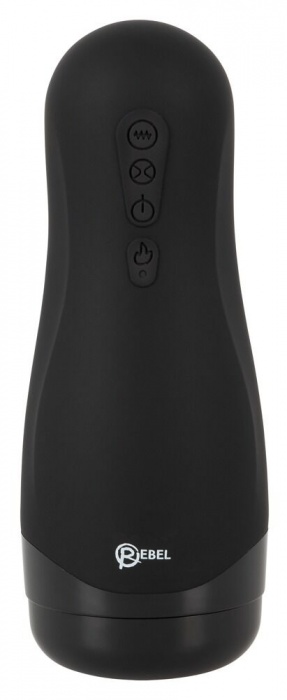 Черный вибромастурбатор с подогревом Masturbator with 3 Functions - Orion - в Нижнем Новгороде купить с доставкой