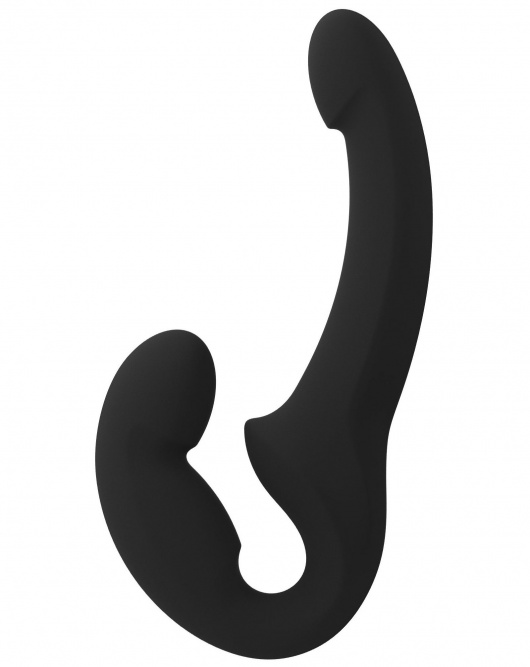 Черный безремневой страпон Share Lite - Fun Factory - купить с доставкой в Нижнем Новгороде