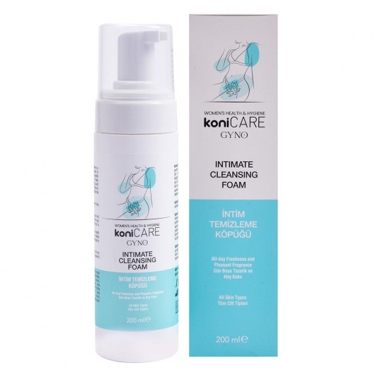 Пенка для интимной гигиены Konicare Gyno Intimate Cleasing Foam - 200 мл. - JoyDrops - купить с доставкой в Нижнем Новгороде