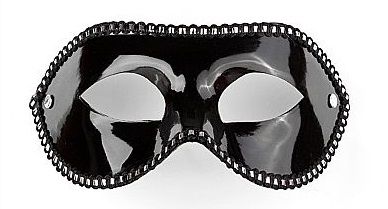 Чёрная маска Mask For Party Black - Shots Media BV - купить с доставкой в Нижнем Новгороде