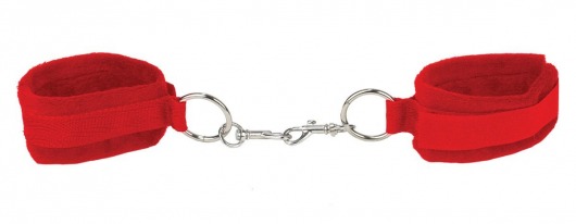 Красные наручники Velcro Cuffs Red - Shots Media BV - купить с доставкой в Нижнем Новгороде